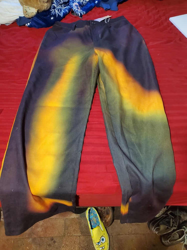 Voeyye Womens Size L Colorful Casual Pants