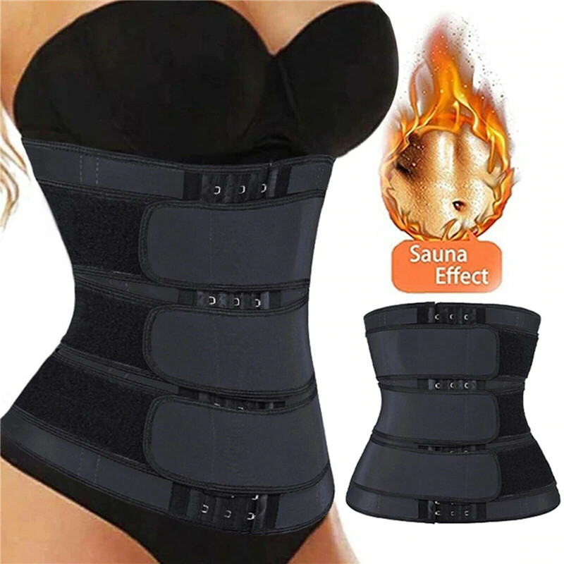 Waist Trainer Corset for Weight Loss Sauna Sweat Yoga Slimming Belt Women Body Shaper