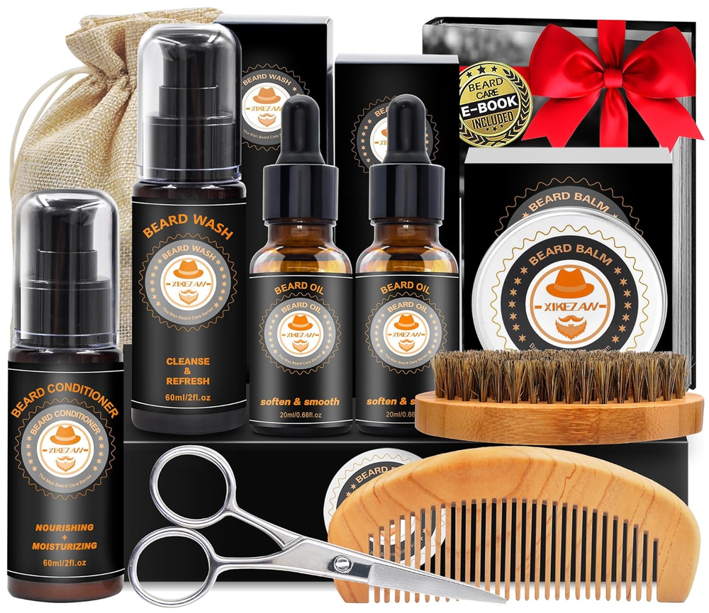 Best Beard Grooming Kit for Men - Conditioner, Wash & Care Essentials for Father's Day Gifts-image