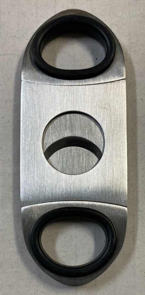 Stainless Steel Double Blade Cigar Cutter Tobacco Scissors Knife Tool