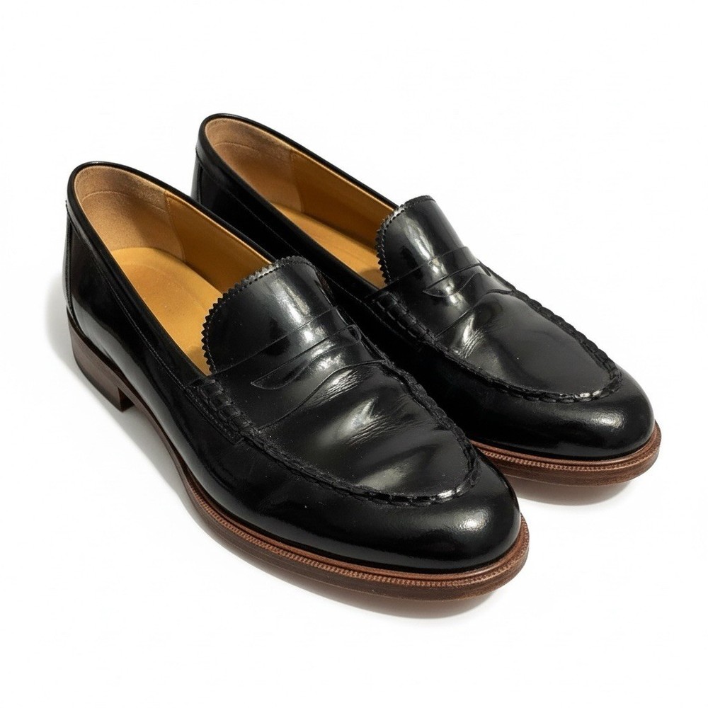 Samuel Hubbard Women's 9M Tailored Traveler Loafer Black Patent Leather 3483