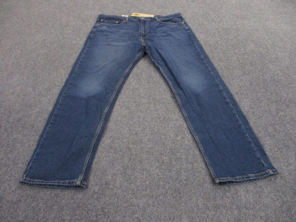 Levis Jeans Adult 40 X 32 Blue Denim Outdoors 505 Straight Work Stretch Mens