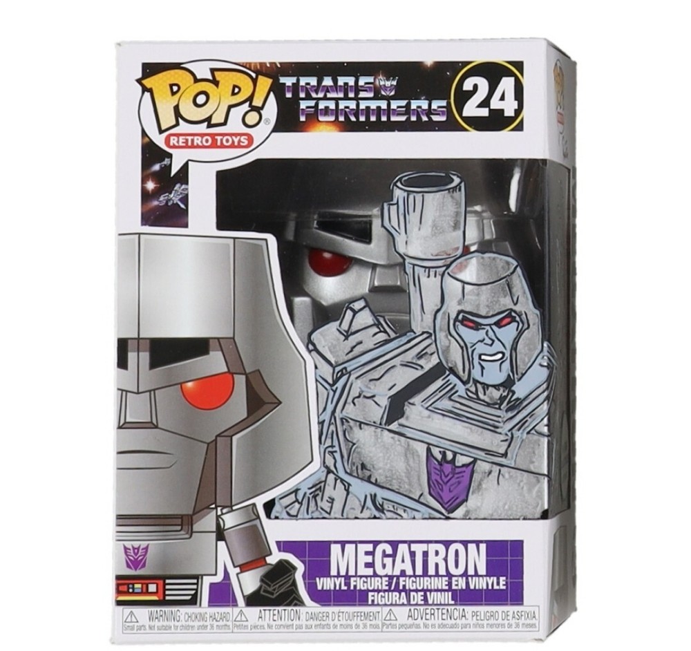 Transformers Funko Pop Megatron #24 Exclusive Artist Sketch by Anthony Ramirez