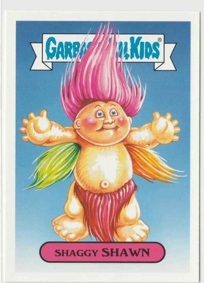 Shaggy Shawn 2b Garbage Pail Kids GPK 2019 We Hate the 90s Trading Card