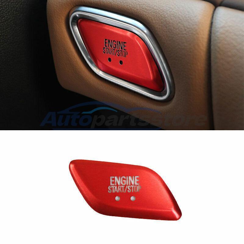For Buick Lacrosse 2016-2019 Aluminum Red One-Button Start Switch Cover Trim new