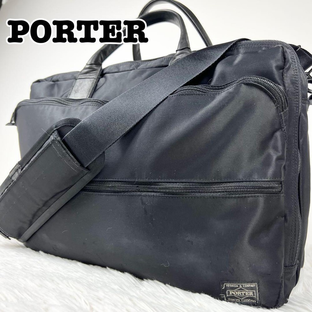 Time Multifunctional Porter Business Bag Briefcase 2Way Black