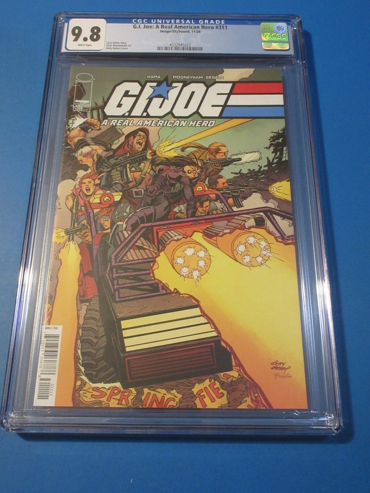 GI Joe Real American Hero #311 CGC 9.8 NM/M Gem Mint Rare Collectible