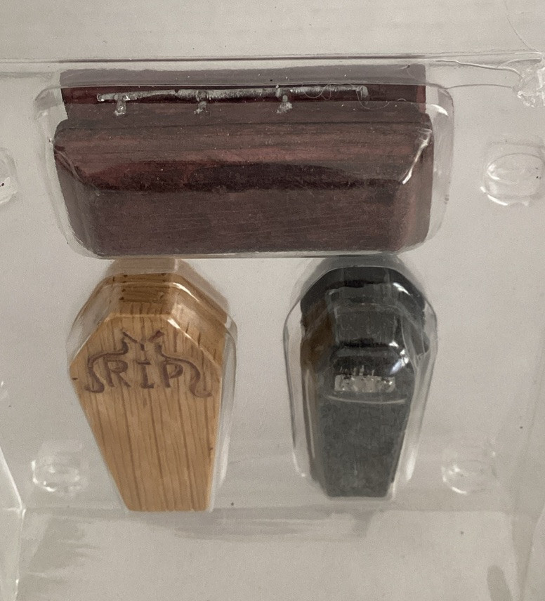 Lemax 74583 Coffin Set of 3 Spooky Town Halloween Decor Accessories