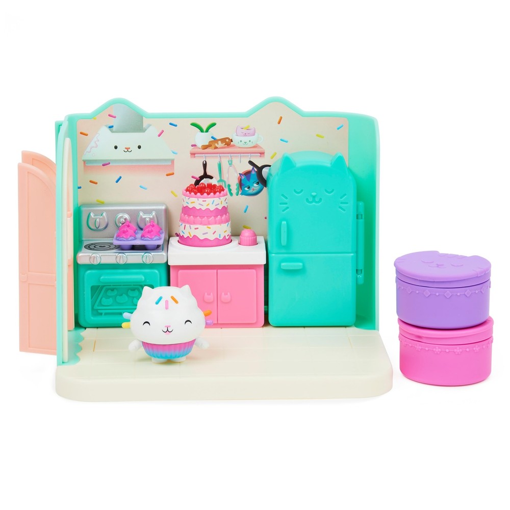 Gabby’s Dollhouse, Bakey with Cakey Kitchen with Figure and 3 Accessories, 3 ...