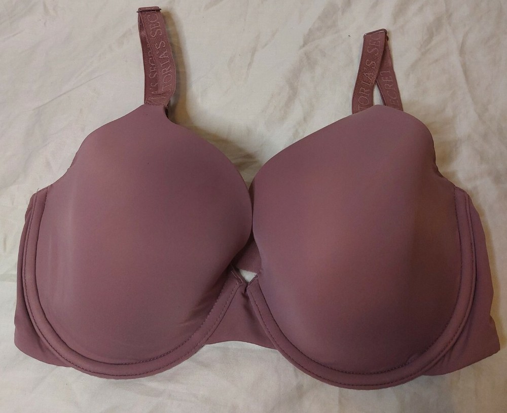 Victoria's Secret Lightly Lined Full Coverage Wireless Black T-Shirt Bra, 32DD