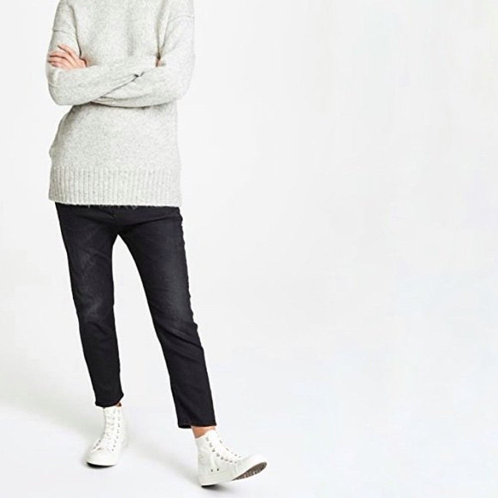 R13 The Drop Dusty Black Skinny Ankle Jeans Denim Women’s Size 25