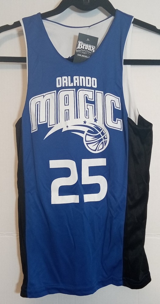 Orlando Magic NBA Retired #25 Nick Anderson Reversable Jersey Kid's Med
