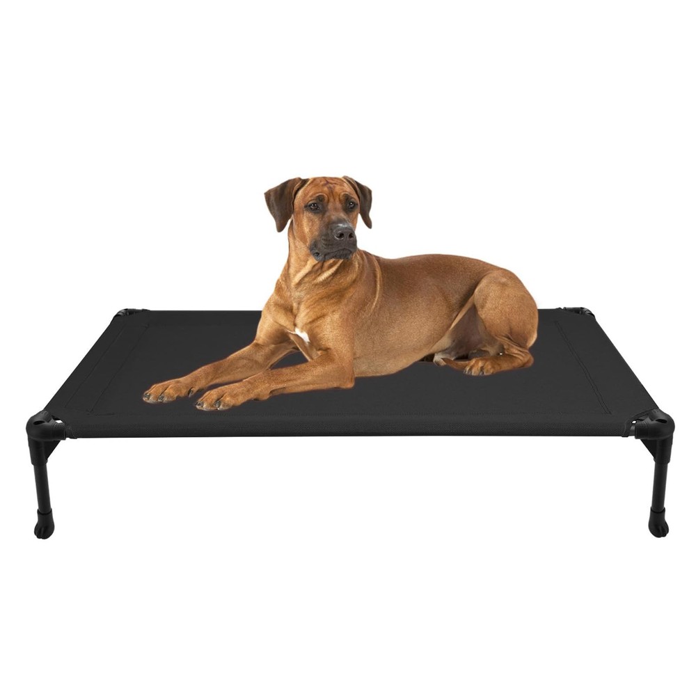 Outdoor Elevated Dog Bed Large Sized Dogs, Large Cooling Raised Dog Cots Beds...