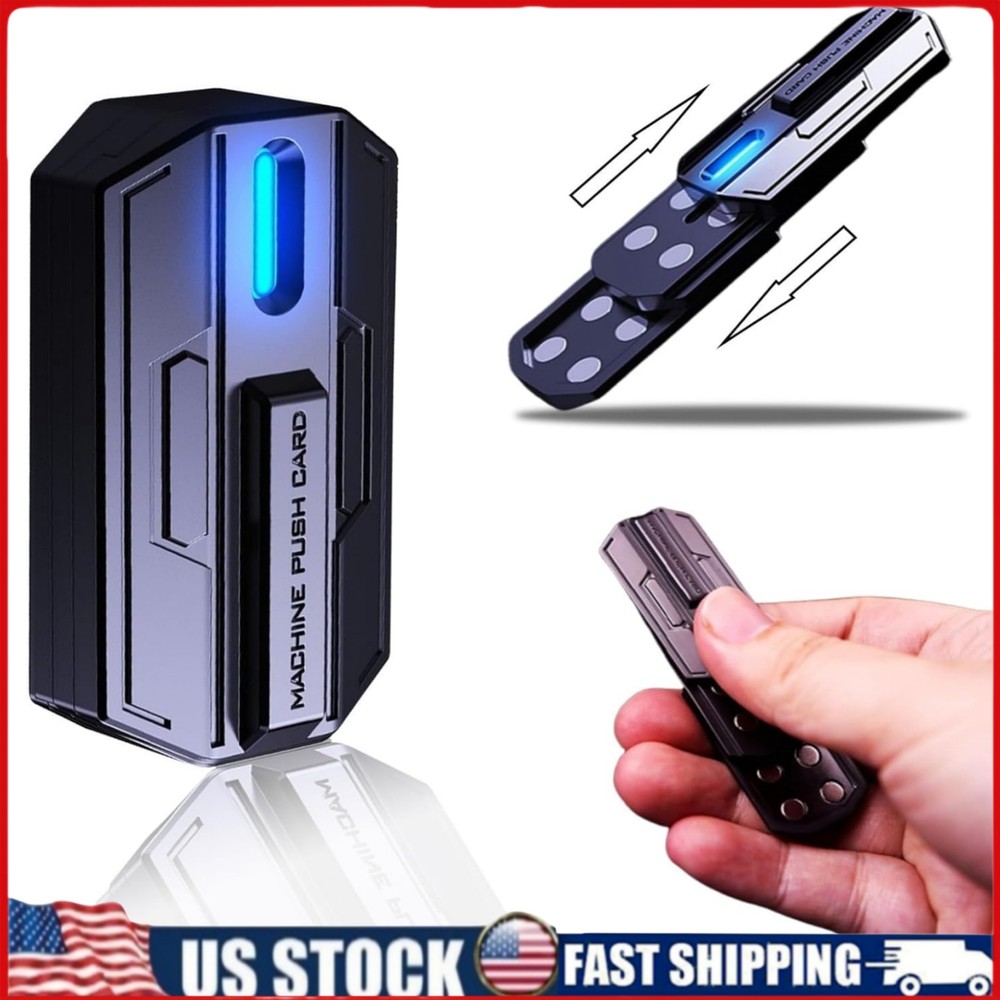 3-Layer Magnetic Slider, Push Card Sensor Toy, EDC Metal Fidget Toys Adults 🎁