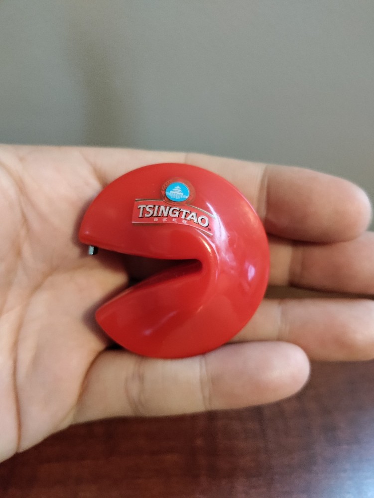 Tsingtao Beer Fortune Cookie Shaped Bottle Opener Fridge Magnet