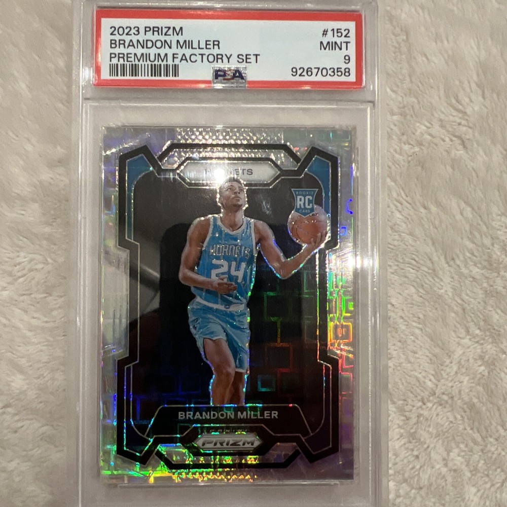 2023-24 Panini Prizm - Premium Factory Set Prizm #152 Brandon Miller /150 (RC)