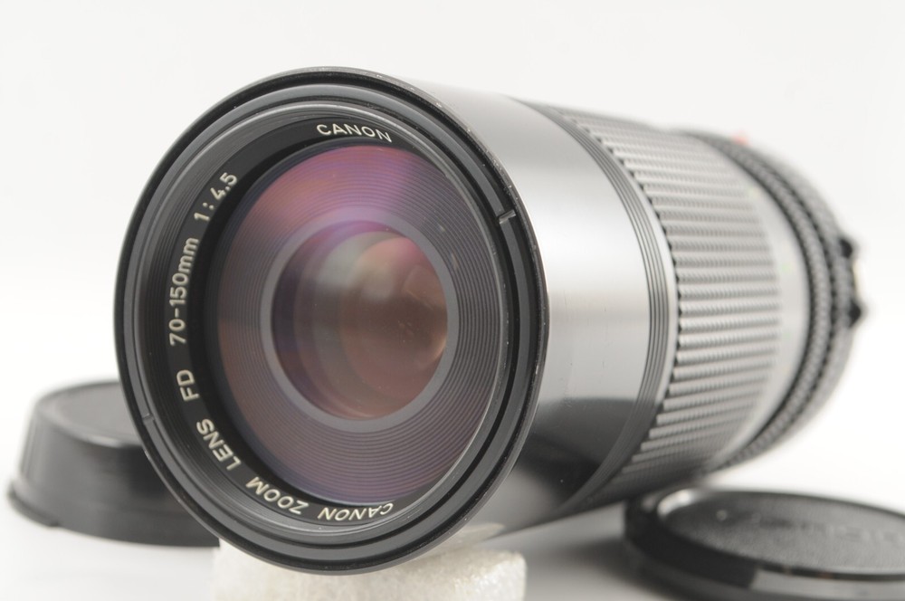 Canon FD 70mm-150mm f/4.5 Telephoto Zoom Lens w/Caps FD Mount from Japan (#H005)