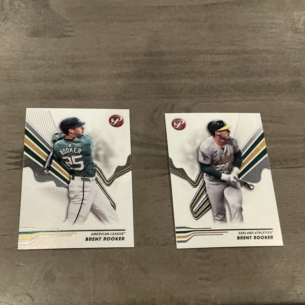 (Two) 2024 Topps Pristine  Brent Rooker - #188  Oakland  #266 - American League
