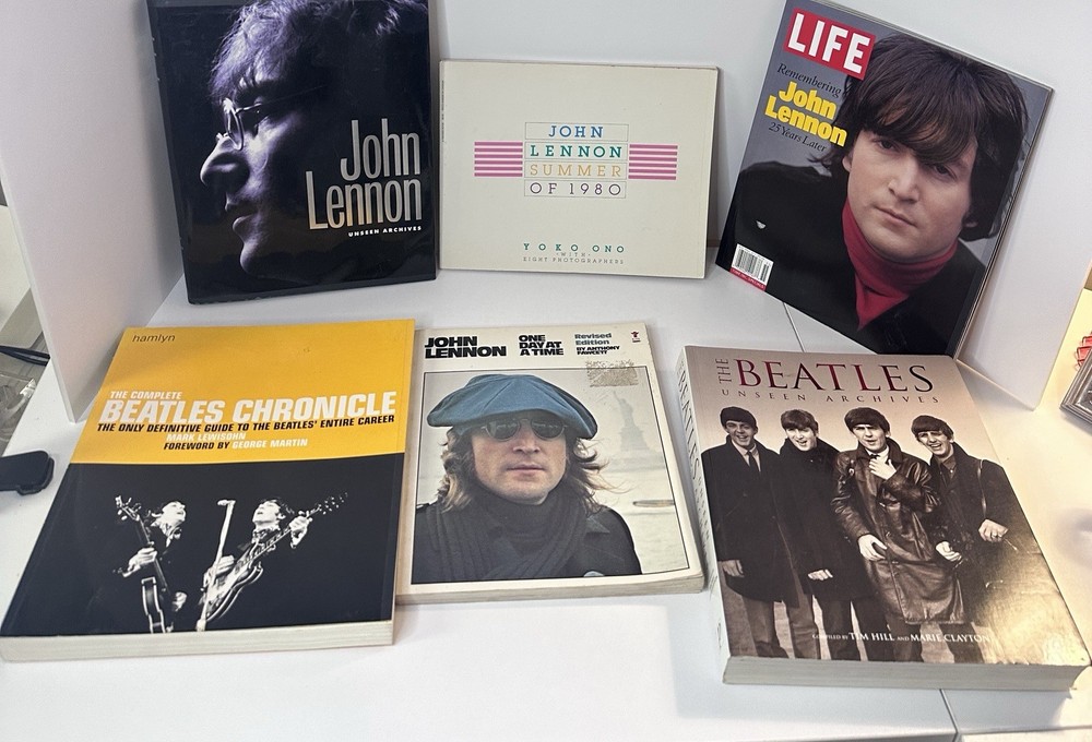 John Lennon & The Beatles 6 Book Lot