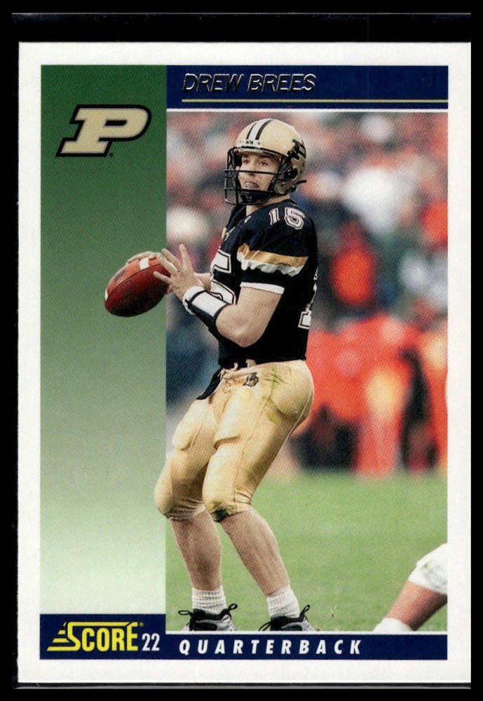 2022 Panini Chronicles Draft Picks #20 Drew Brees Score Retro Football Card