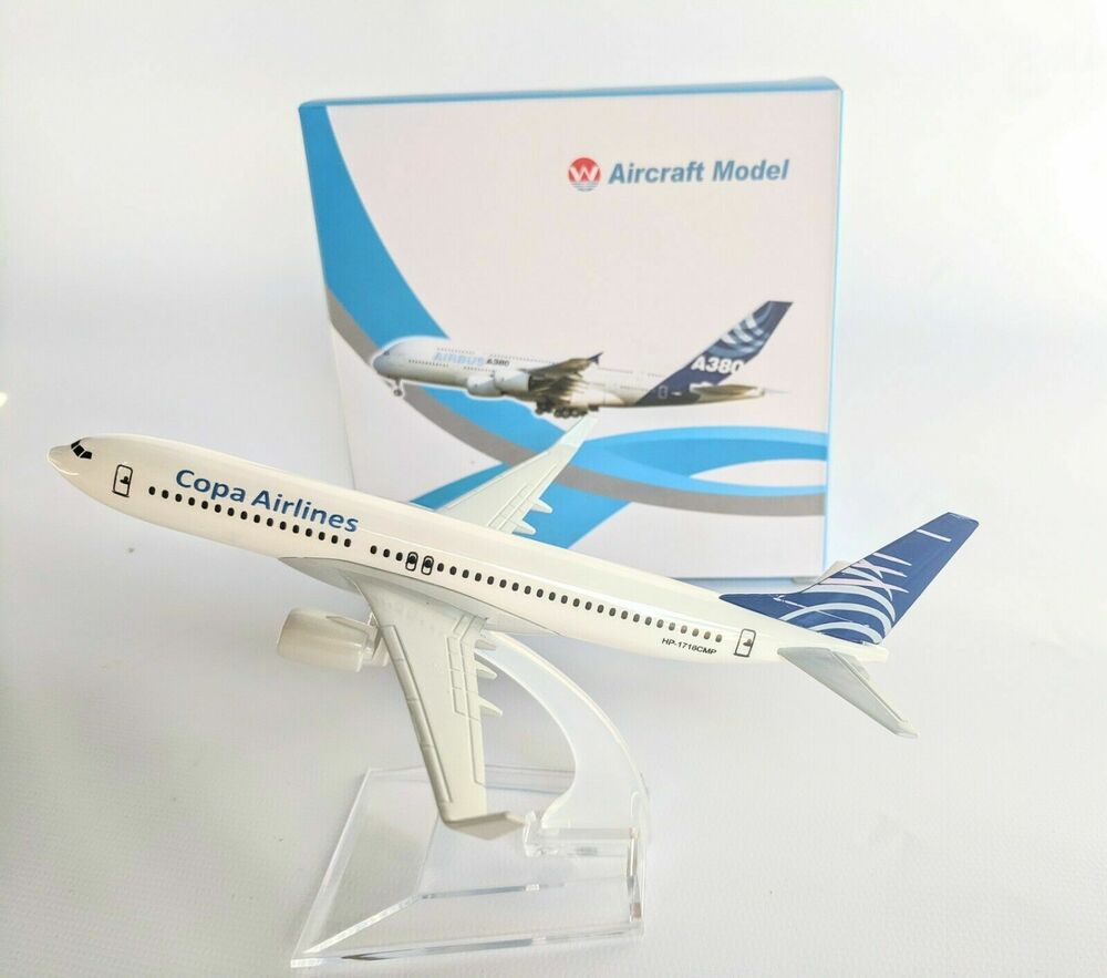 🛩Copa Airlines Plane Model ref#933 Scale Apx 14cm Long Diecast Metal