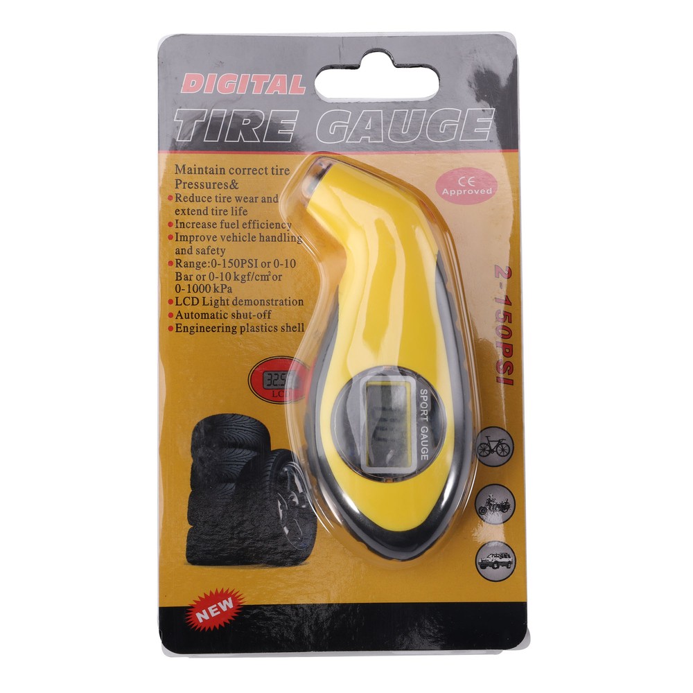 LCD Digital Tire Pressure Gauge Handy Air Gauge For Car Truck Motorcycle Bicycle