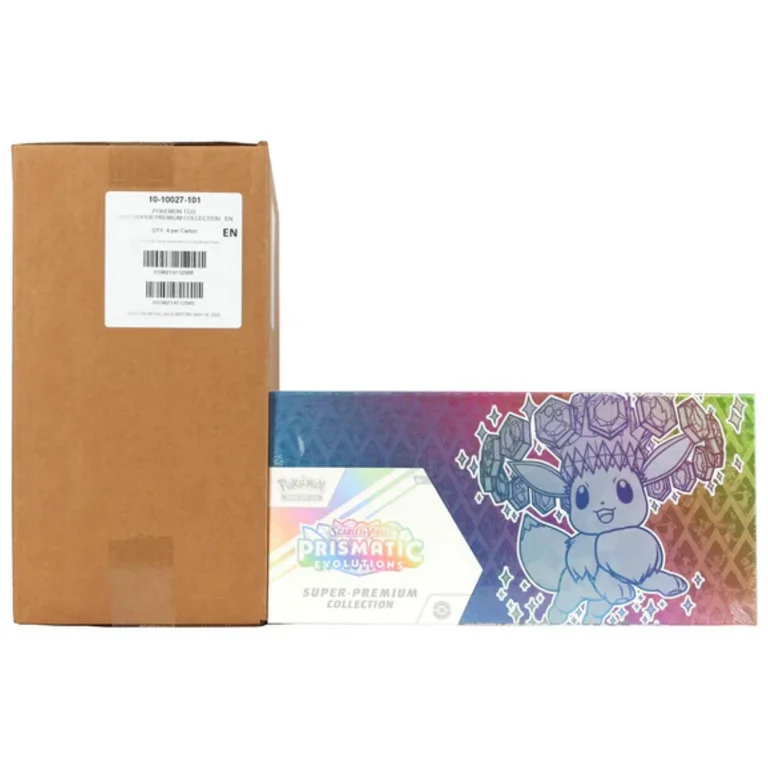 Pokemon Scarlet & Violet: Prismatic Evolutions Super Premium Collection Box Case