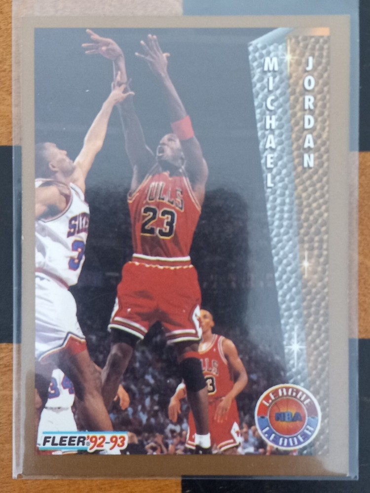 Michael Jordan 1992 Fleer #238 NBA League Leaders Card Excellent Condition