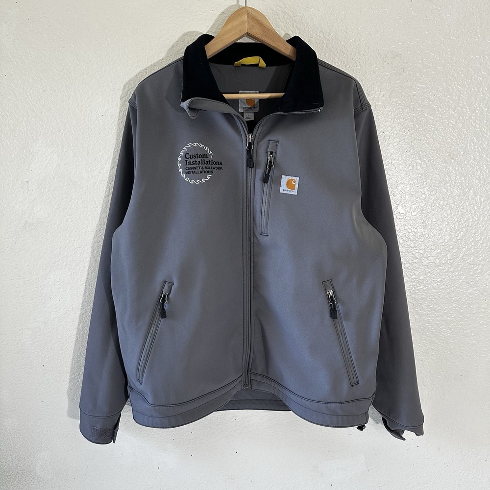 Carhartt Crowley Soft Shell Men’s Jacket Size Large Gray