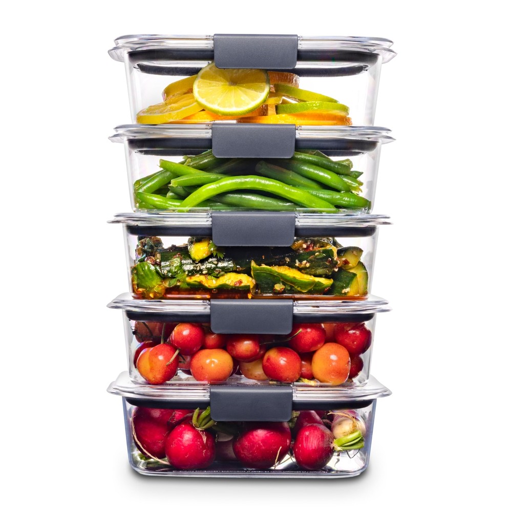 BPA-Free Airtight Food Storage Containers for Lunch & Meal Prep