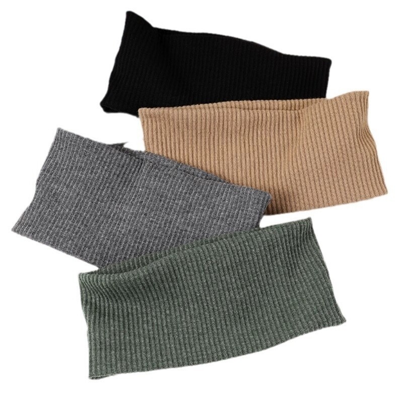 4-Pack Knitted Wide Headbands for Women - Multicolor Hair & Sweat Bands for All Hairstyles