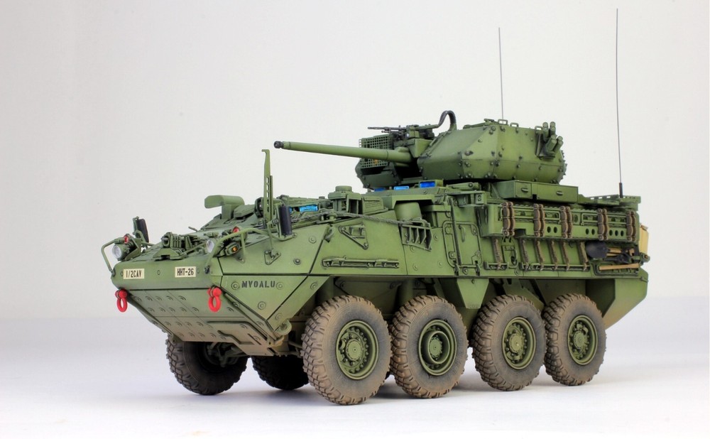 PreSale M1296 Stryker IFV  1:35 Pro Built Model (Not RC)-image