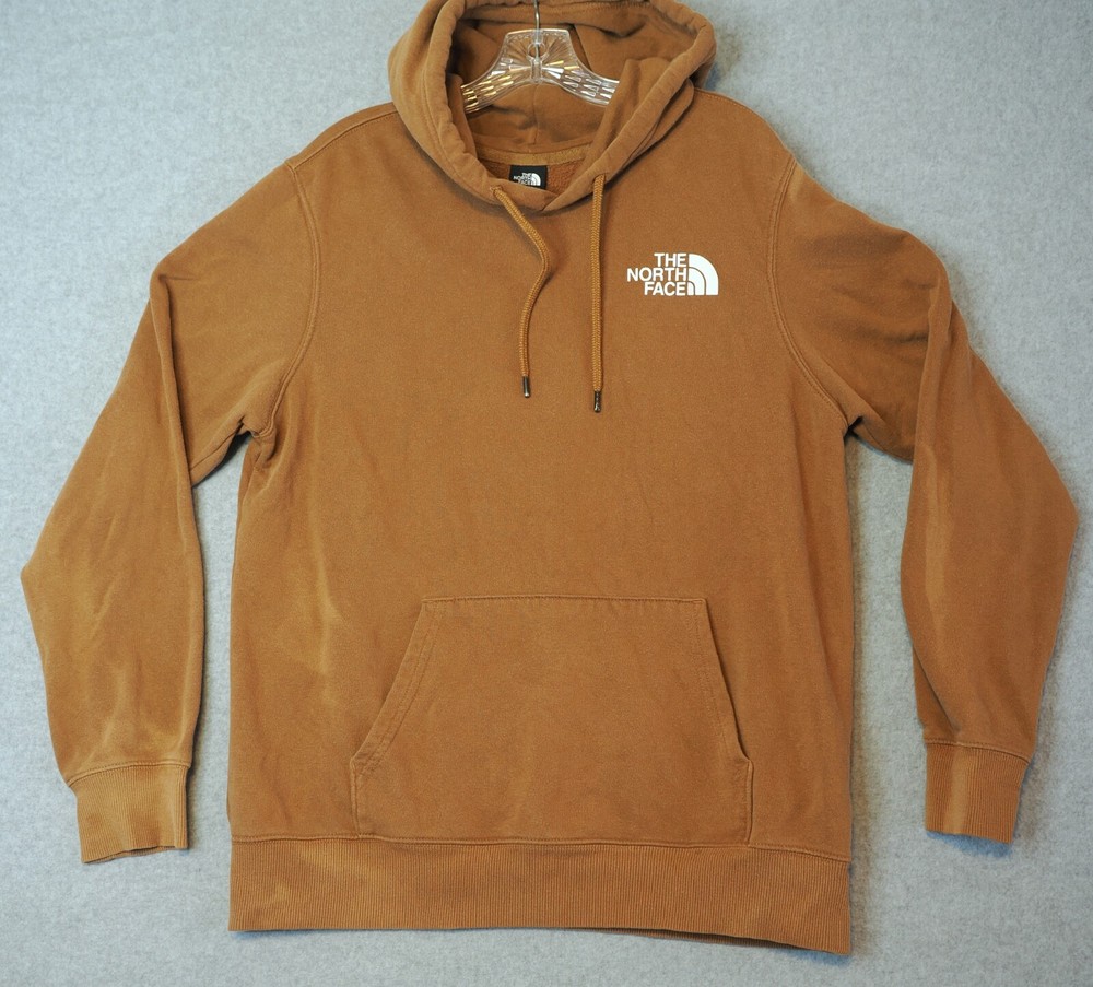 The North Face Men's Brown Classic Long-Sleeve Pullover Hoodie - Size Medium