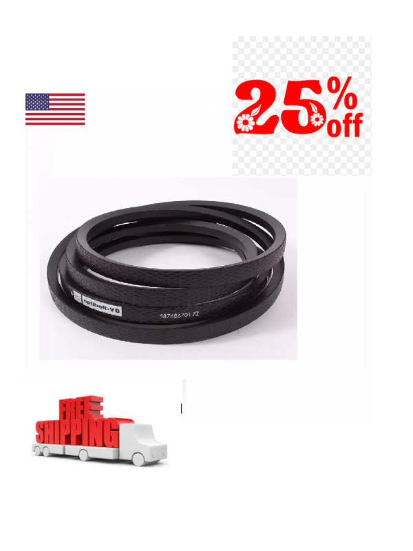 Genuine OEM 54-Inch Mower Deck Belt 587686701 Compatible with CRAFTSMAN 196103 and 532196103 Models