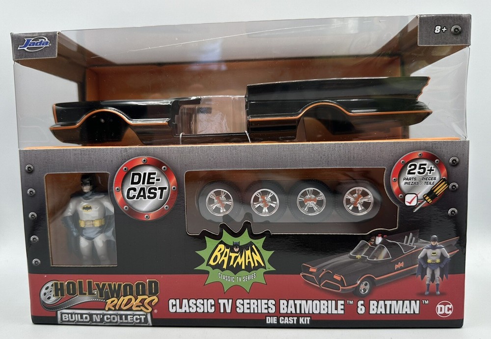 Batman & Batmobile 1966 TV Series  1:24 Scale Die-Cast Kit Vehicle Jada 2021
