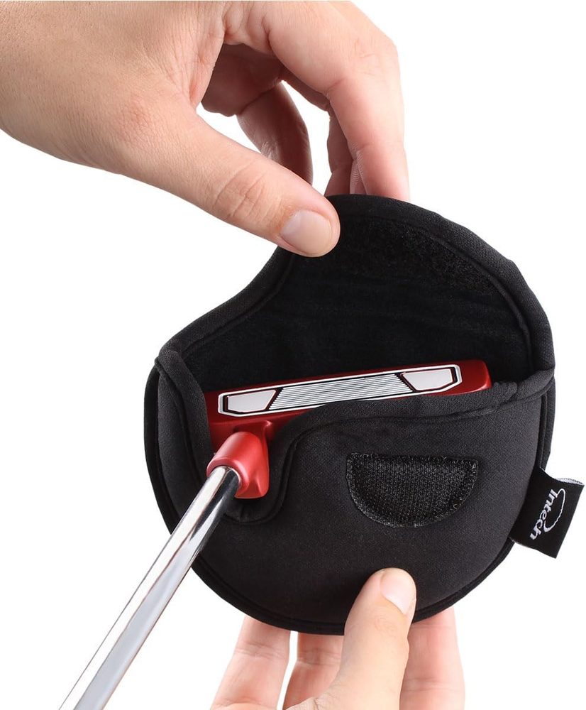 Black Neoprene Golf Mallet Putter Headcover for Style and Protection