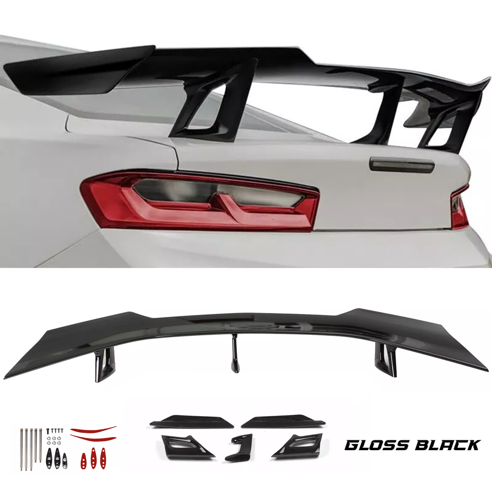 For 16-23 Chevy Camaro RS SS ZL1 Gloss Black Rear Trunk Wing Spoiler 1LE Style
