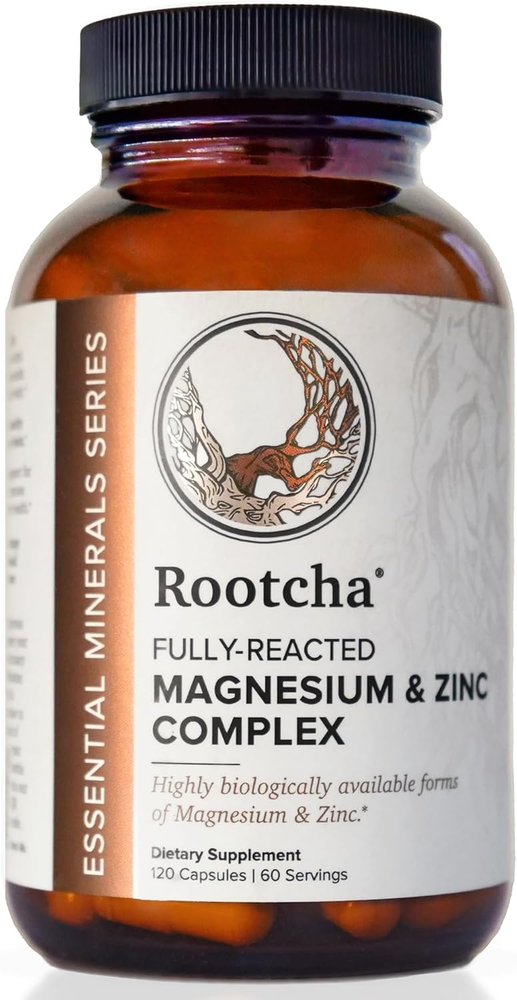 Potent Fully Reacted Magnesium Zinc Complex Chelated for Optimal Absorption