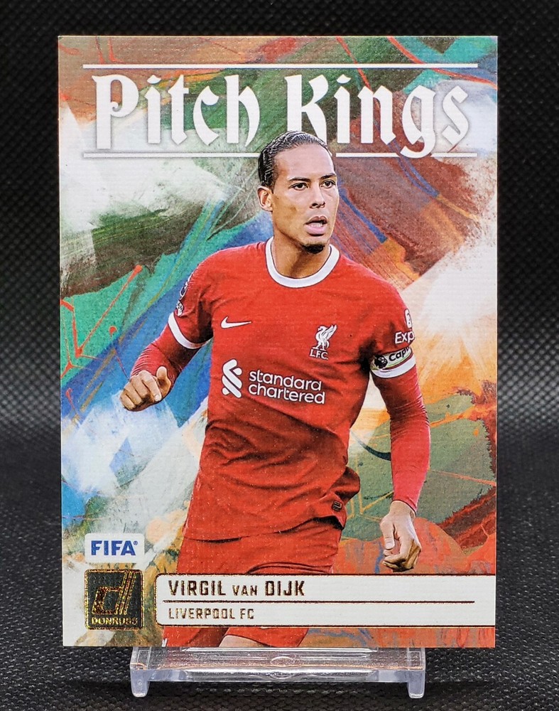 2023-24 Panini Donruss FIFA Pitch Kings Virgil van Dijjk #10 Liverpool FC