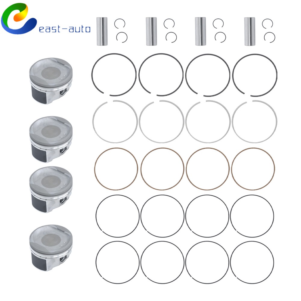 2007-2013 Toyota Camry RAV4 Scion tC Lexus 2.4L 2AZFE Pistons & Rings Kit Set