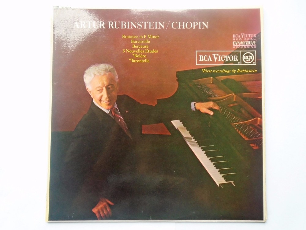 Artur Rubinstein Chopin LP RCA Victor SB6633 EX/EX 1966