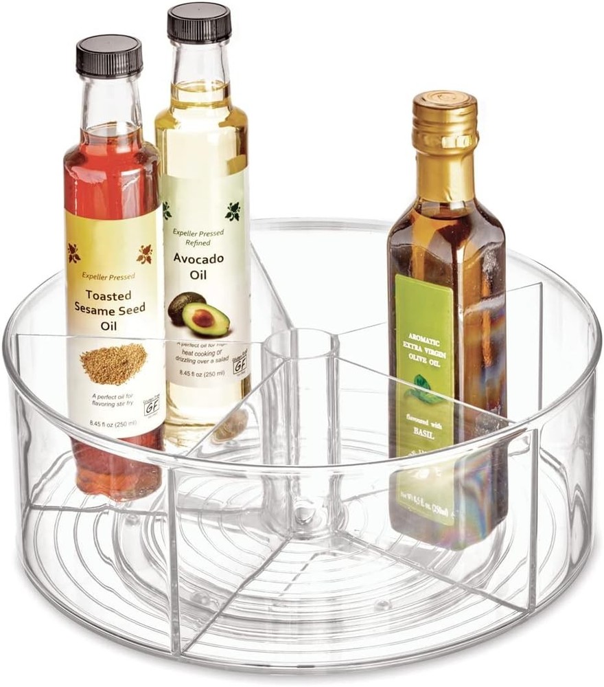 iDesign Recycled Plastic Lazy Susan Turntable Organizer Pantry, Bathroom, Genera