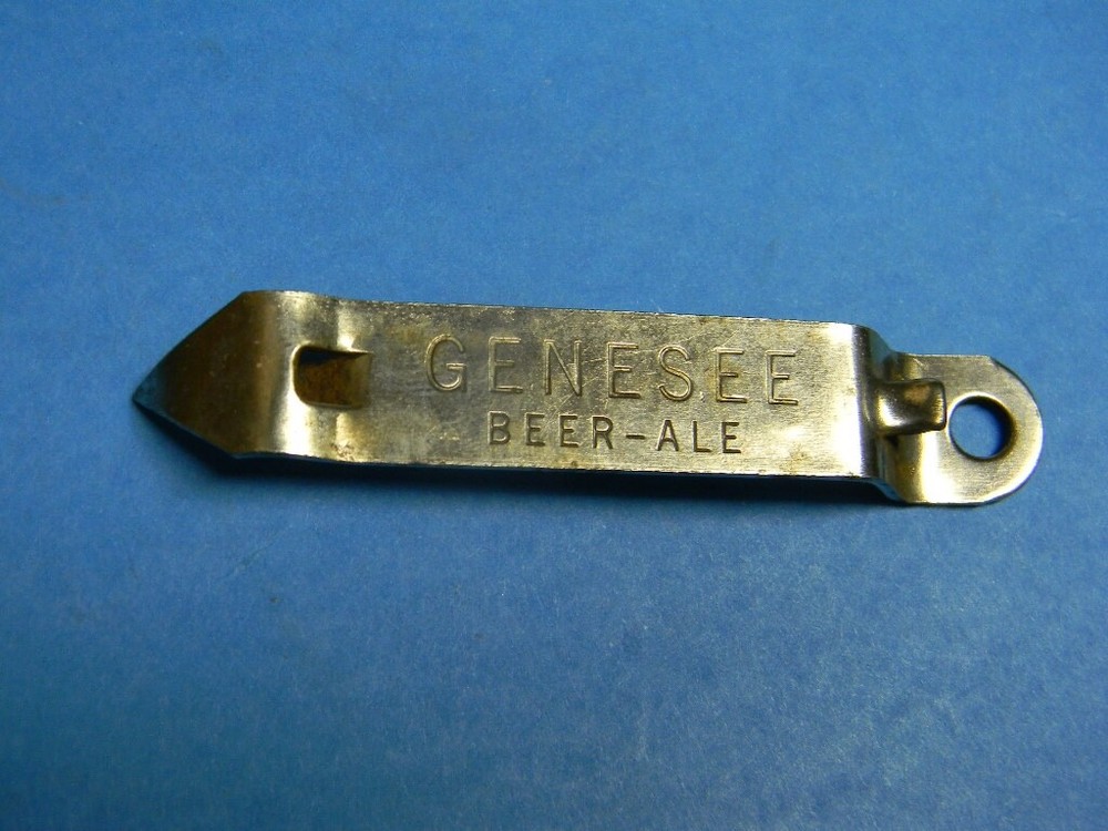 VINTAGE GENESEE BEER ALE BOTTLE CAP FLAT TOP CAN OPENER ROCHESTER NEW YORK