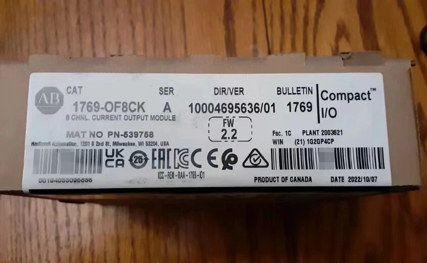 1769-OF8CK New Factory Sealed AB 1 YEAR WARRANTY FAST DELIVERY 1PCS VERY GOOD-image