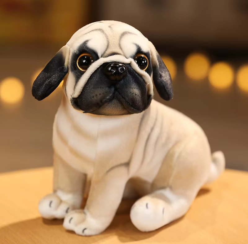 Baby Pug Dog 7 Inch Stuffed Animal Plush Toys Toddler Doll Kids Gifts
