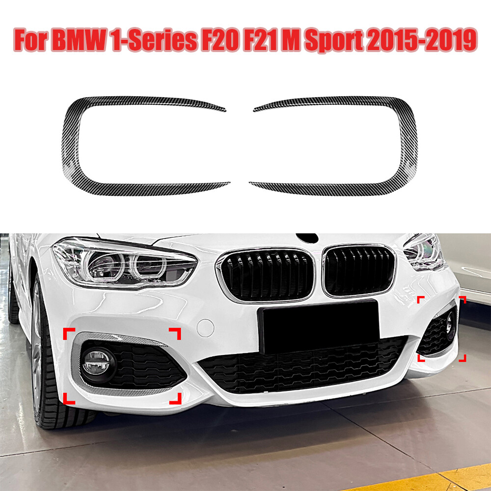 For BMW 1-Series F20 F21 2015-19 Side Vent C Canards Splitter Carbon Fiber Style