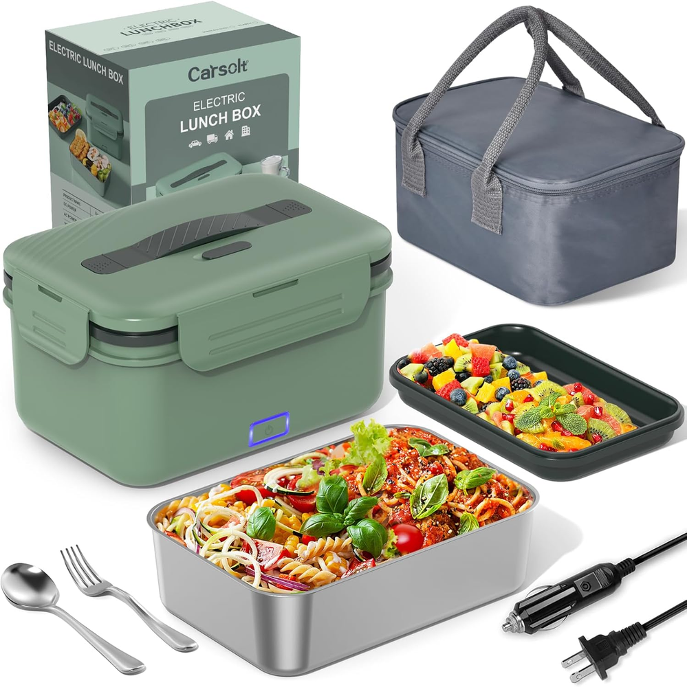 Electric Lunch Box Food Heater Upgrade 3 in 1 Portable Food Warmer 60-100W Leakp