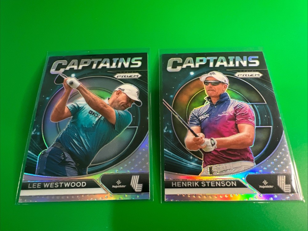 2024 Panini Prizm LIV Golf Captains Silver Lee Westwood Henrik Stenson