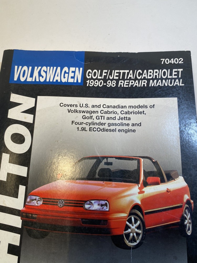 Volkswagen Golf Jetta Cabriolet 1990-98 by Haynes (2000, Trade Paperback) MN1134