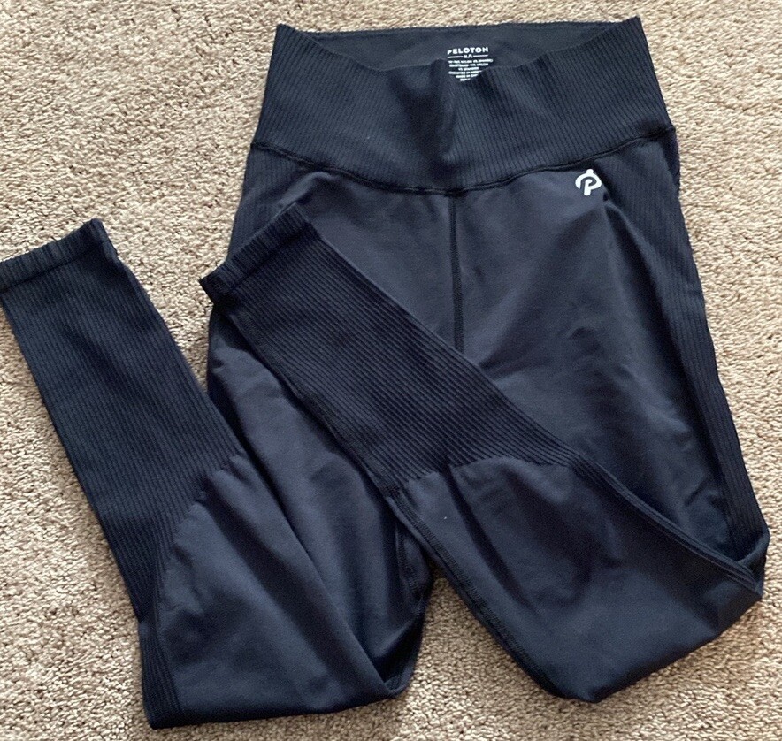 Peloton Leggings Women's Medium - Large Black Gym Training Pants
